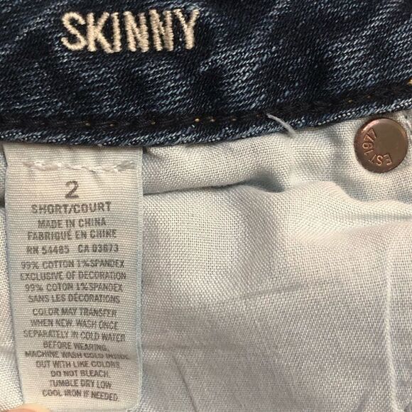 AMERICAN EAGLE SKINNY STRETCH JEANS SIZE 2 SHORT - Picture 4 of 5